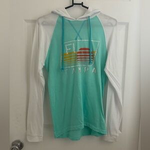 Tampa FL souvenir lightweight hoodie shirt